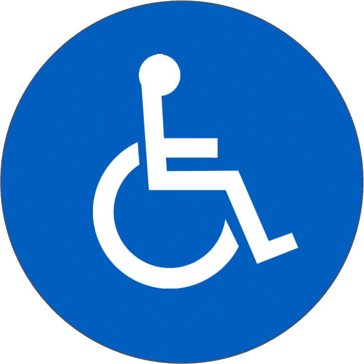 Disabled handicap symbol PNG    图片编号:79886