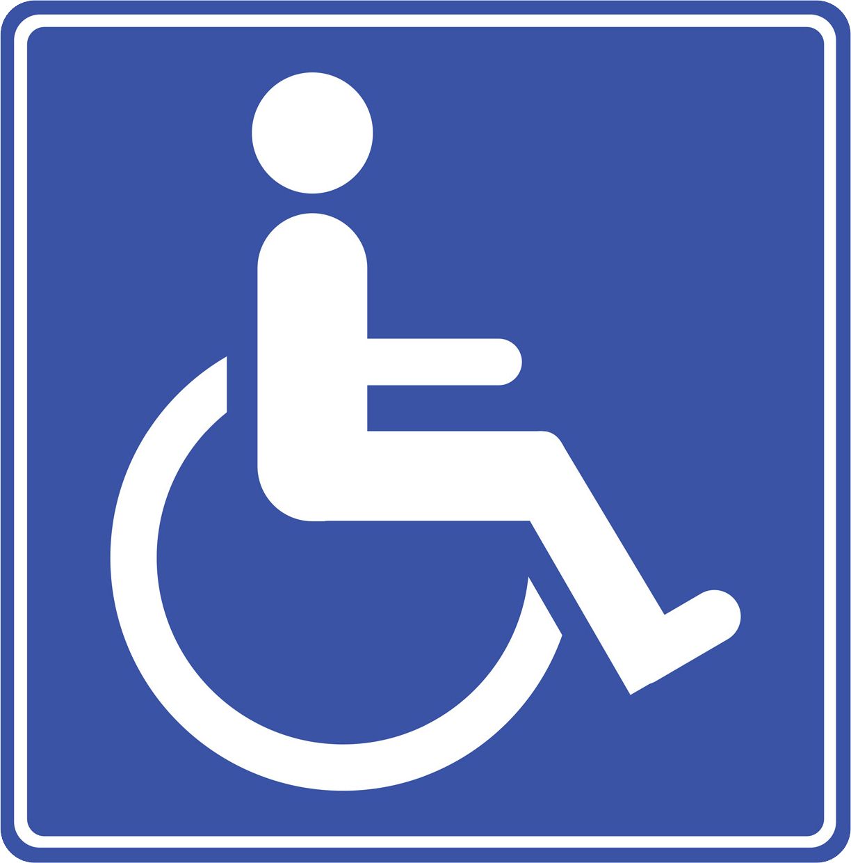 Disabled handicap symbol PNG    图片编号:79887