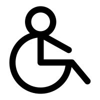 Disabled handicap symbol PNG    图片编号:79889