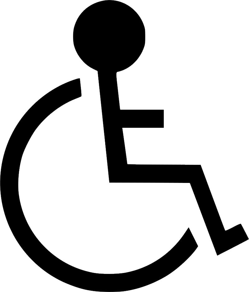 Disabled handicap symbol PNG    图片编号:79893