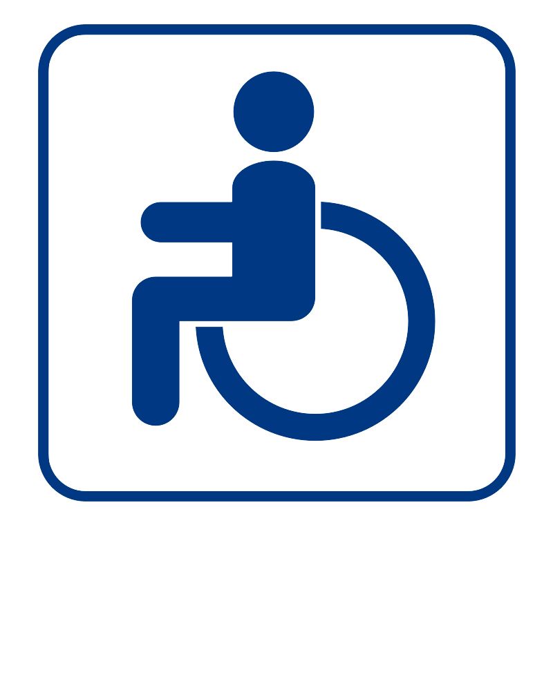 Disabled handicap symbol PNG    图片编号:79900