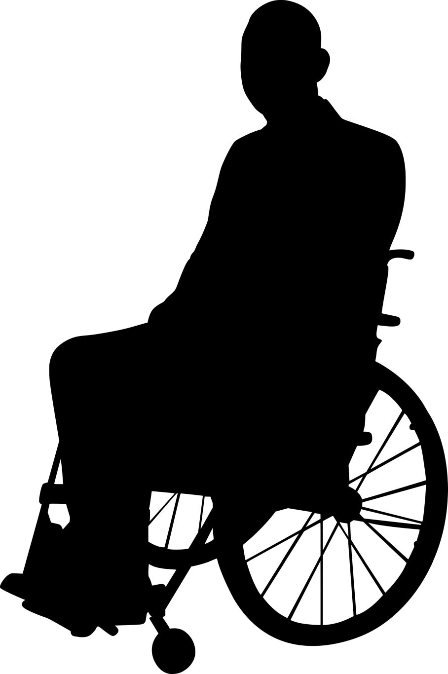 Disabled handicap symbol PNG    图片编号:79917
