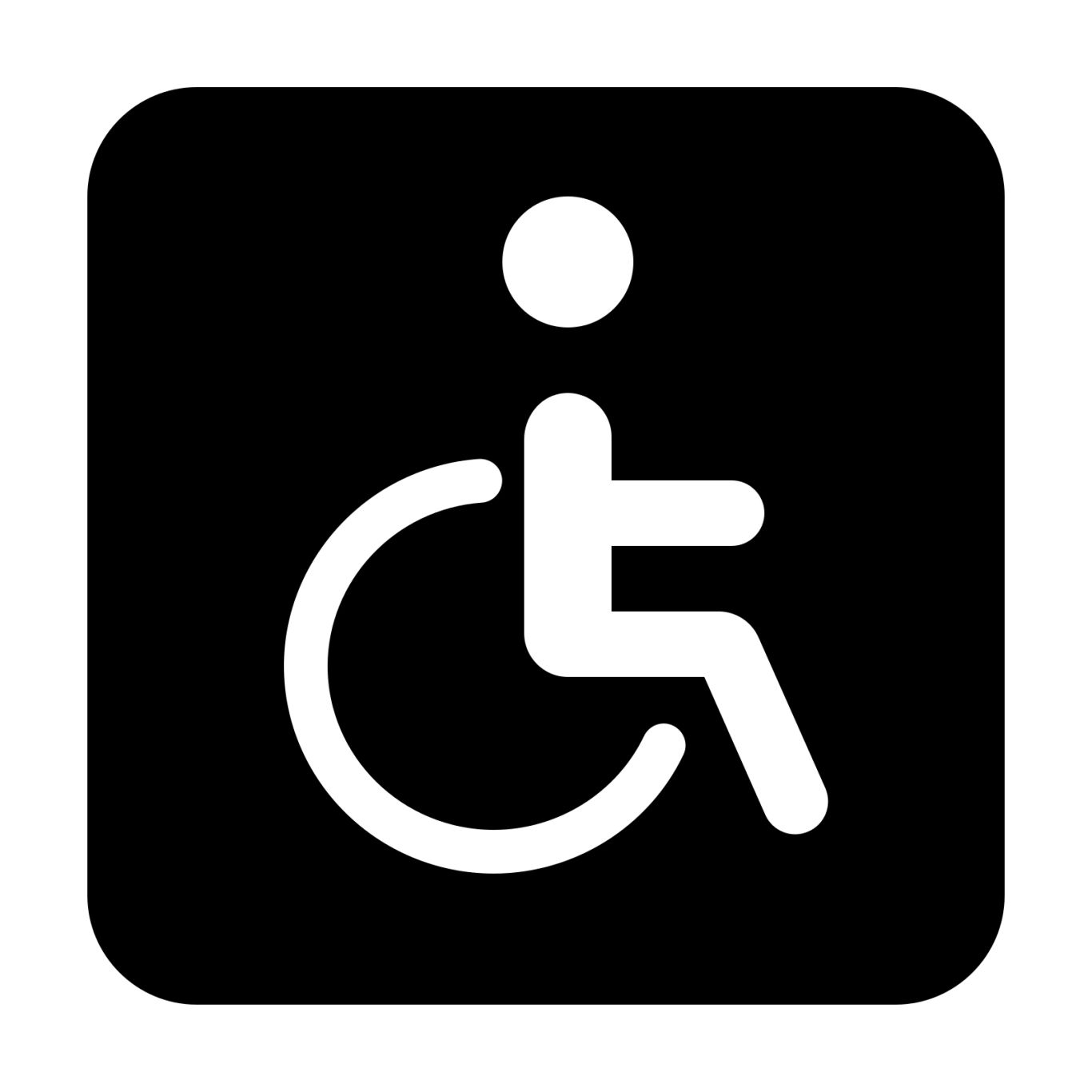 Disabled handicap symbol PNG    图片编号:79919