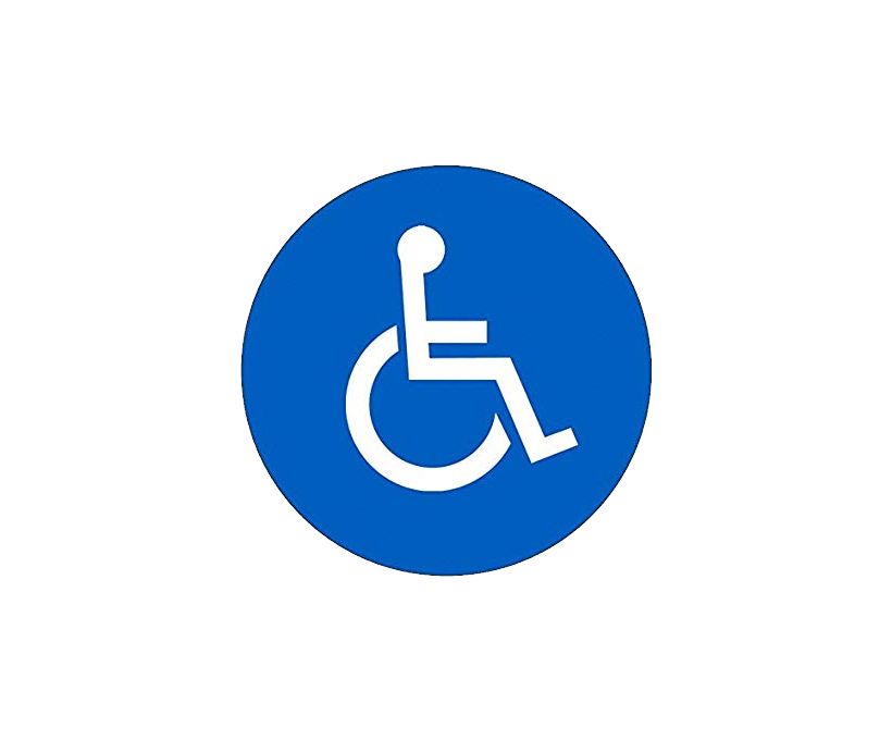 Disabled handicap symbol PNG    图片编号:79861