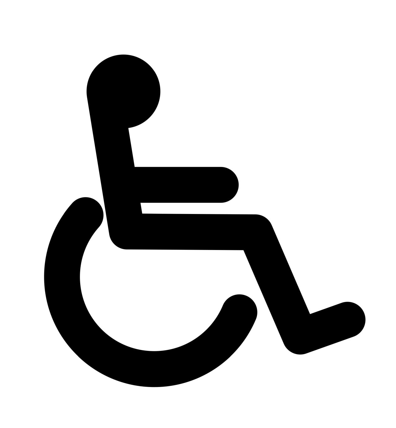 Disabled handicap symbol PNG    图片编号:79925