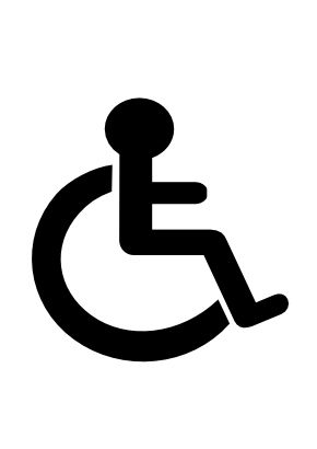 Disabled handicap symbol PNG    图片编号:79926