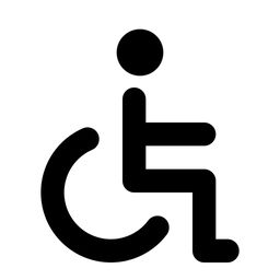 Disabled handicap symbol PNG    图片编号:79938