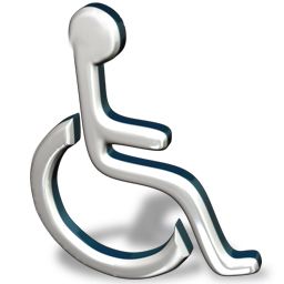 Disabled handicap symbol PNG    图片编号:79942