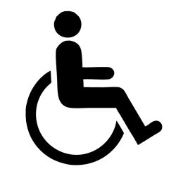 Disabled handicap symbol PNG    图片编号:79950