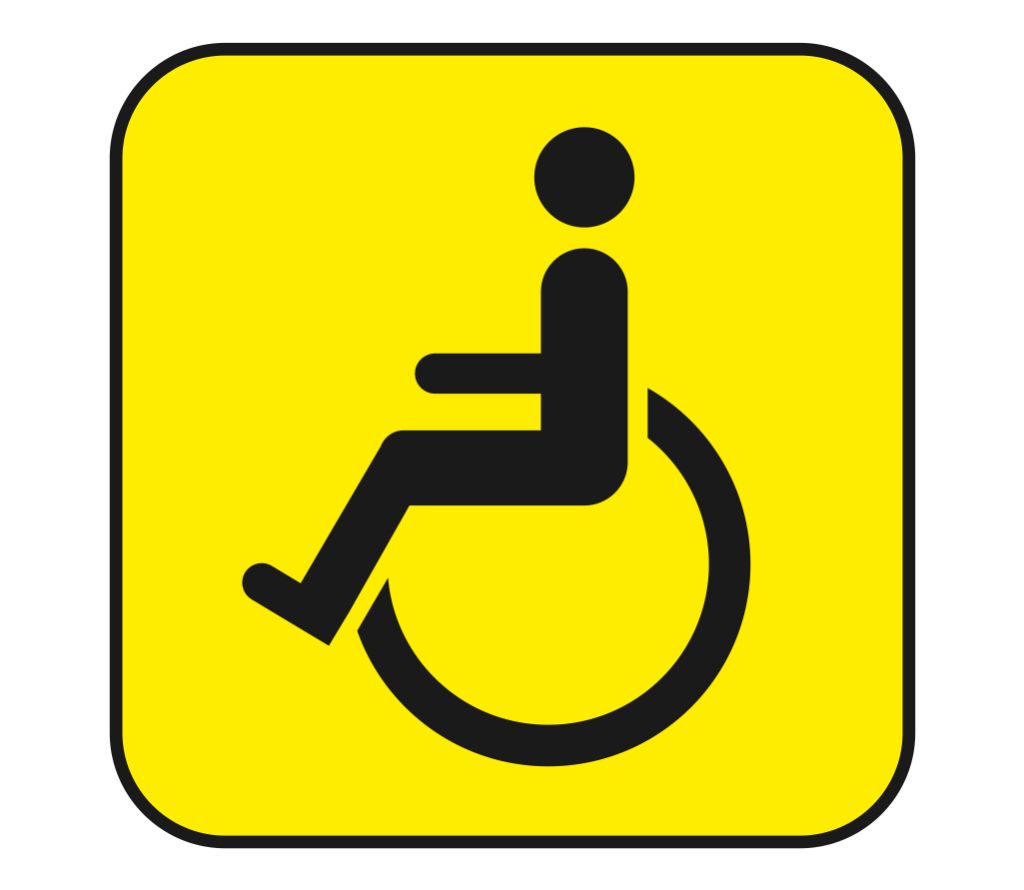 Disabled handicap symbol PNG    图片编号:79951