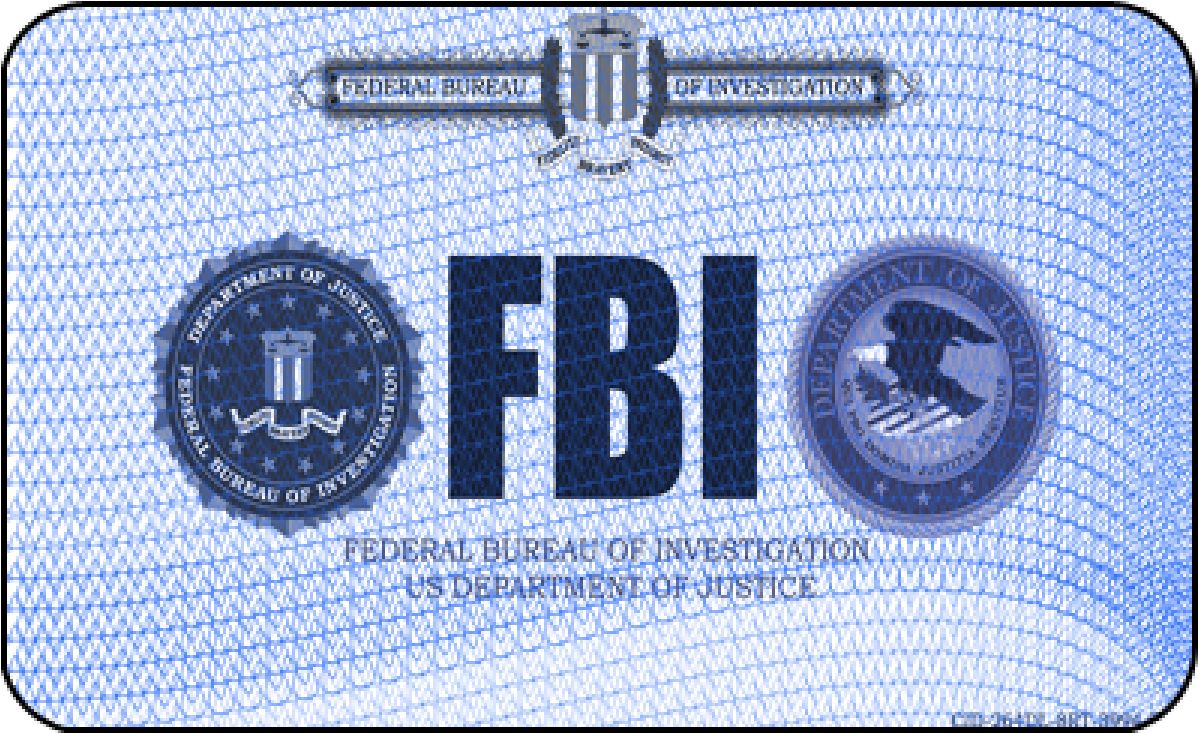 FBI ID PNG    图片编号:89217