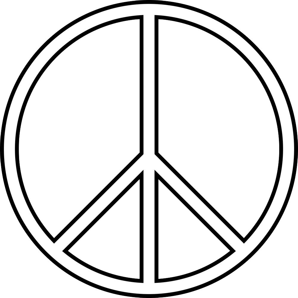 Peace symbol PNG    图片编号:67385