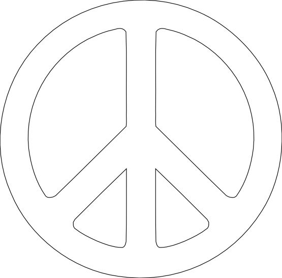 Peace symbol PNG    图片编号:67399