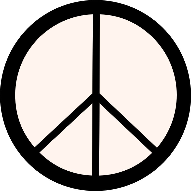 Peace symbol PNG    图片编号:67420