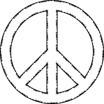 Peace symbol PNG    图片编号:67453