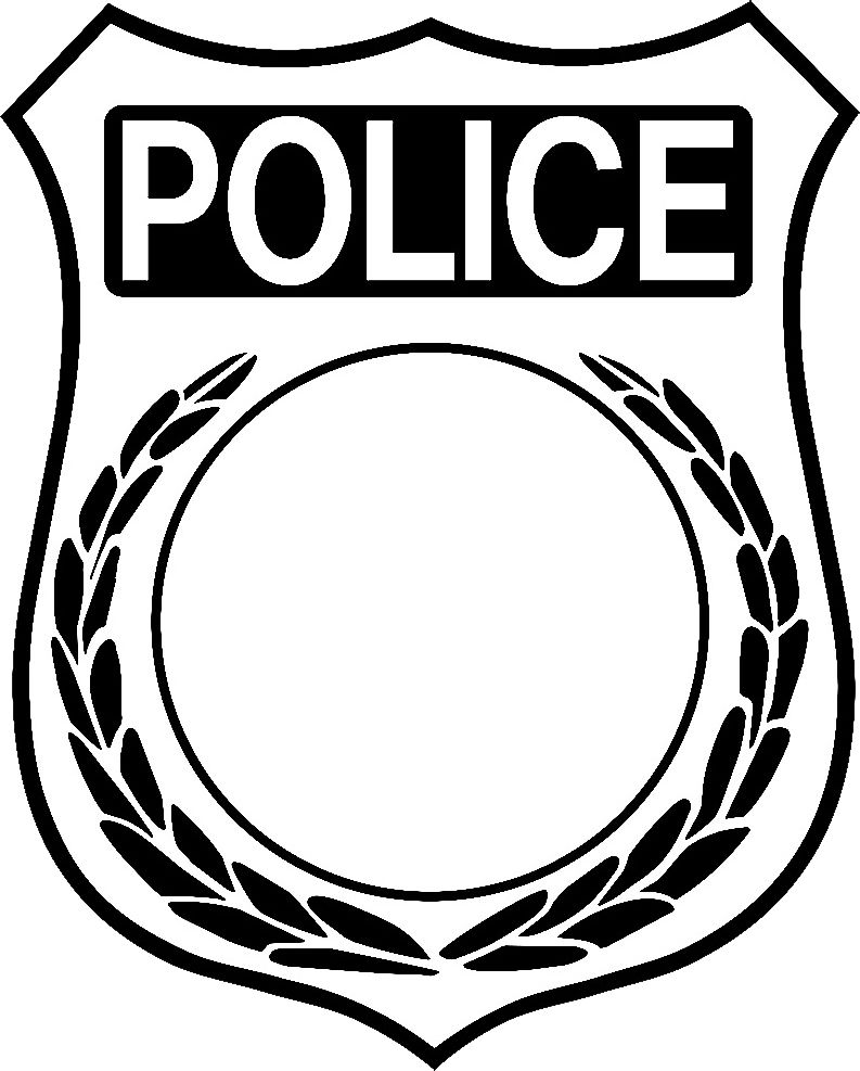 Police badge PNG    图片编号:89092