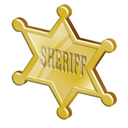 Sheriff badge PNG    图片编号:89254