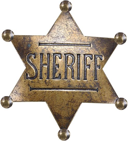 Sheriff badge PNG    图片编号:89272