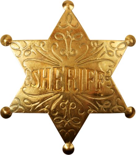 Sheriff badge PNG    图片编号:89282