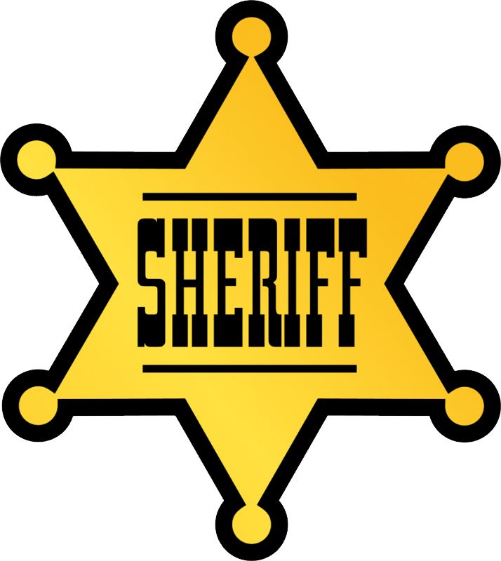 Sheriff badge PNG    图片编号:89245