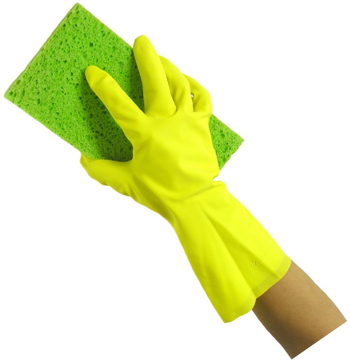 washing sponge in hand PNG    图片编号:51394