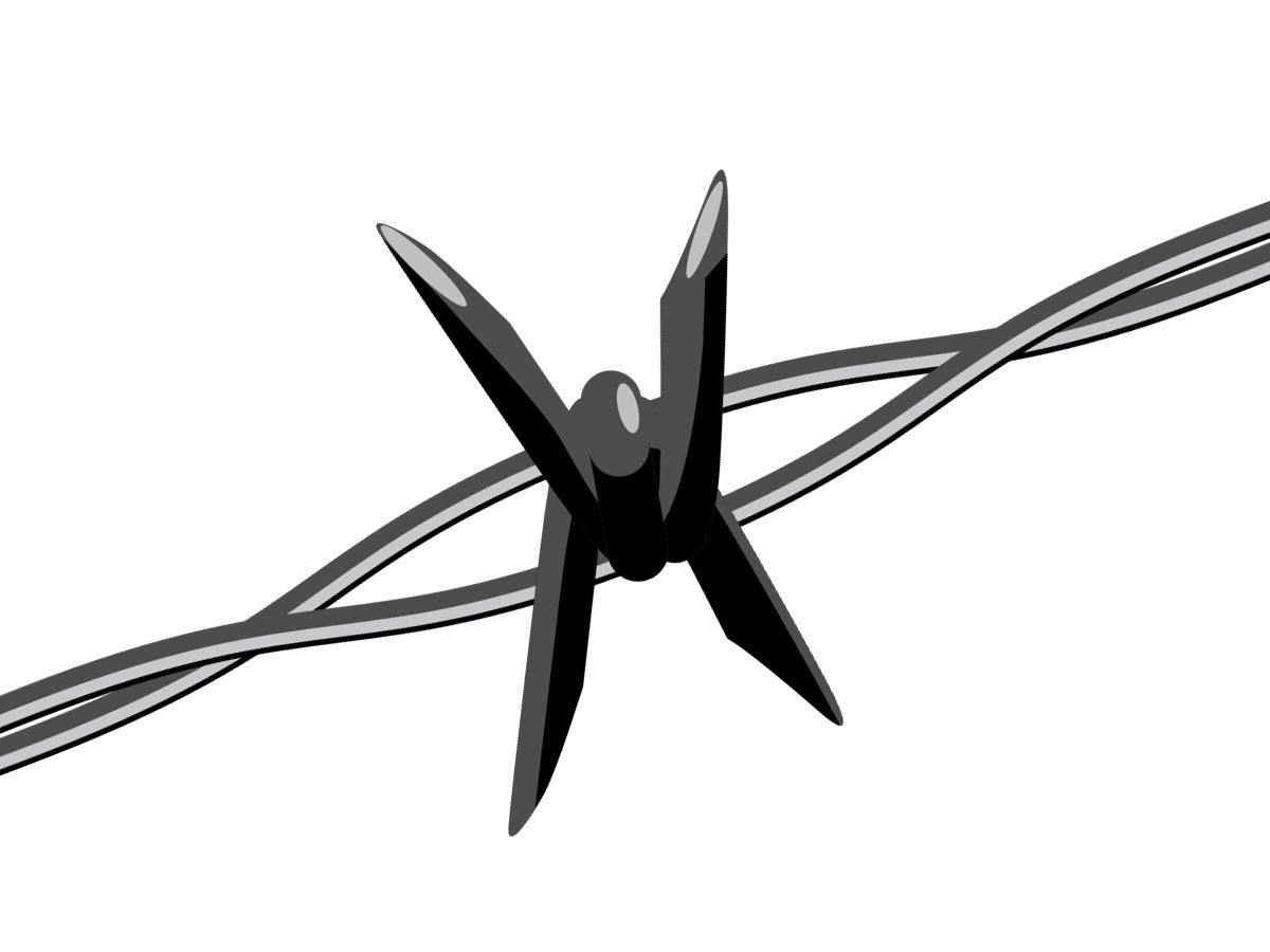 Barbed wire PNG    图片编号:92223