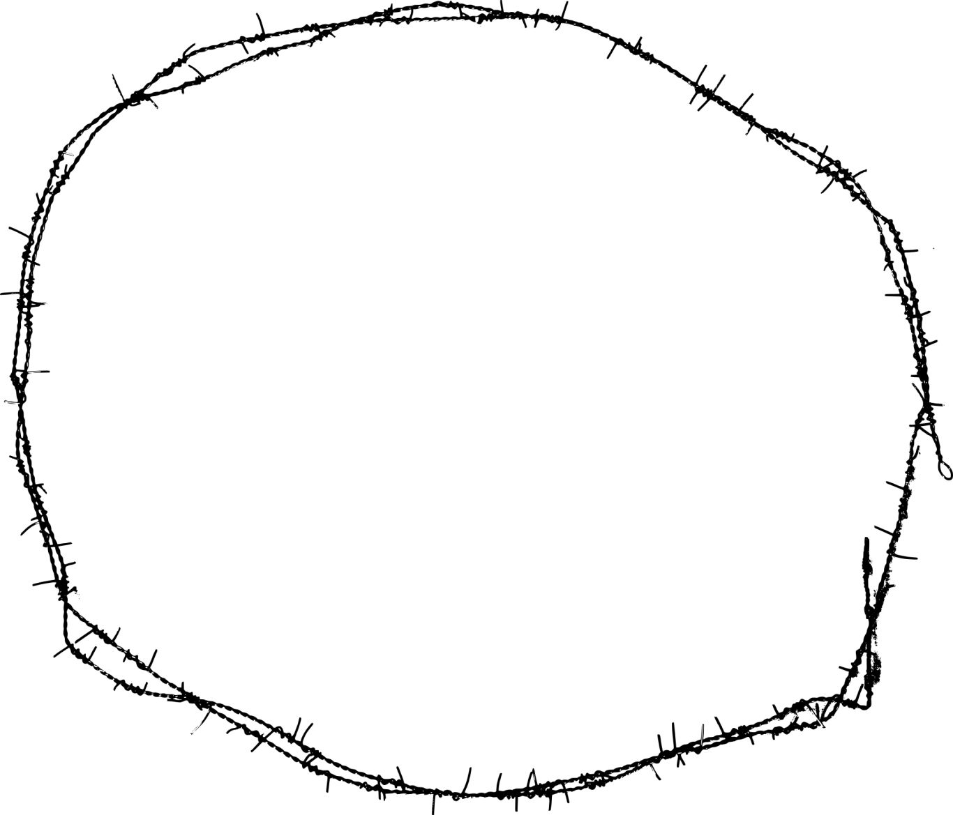 Barbed wire PNG    图片编号:92232