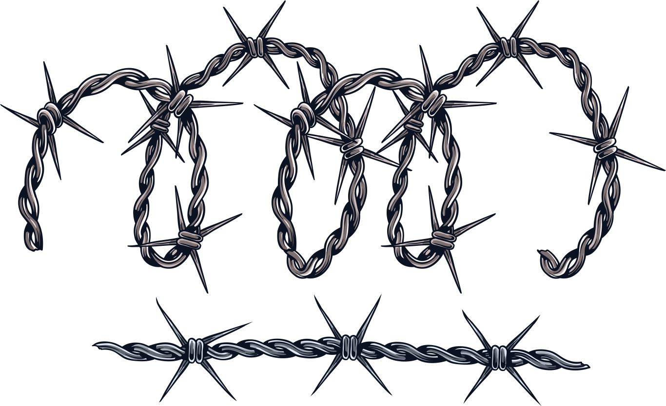 Barbed wire PNG    图片编号:92233