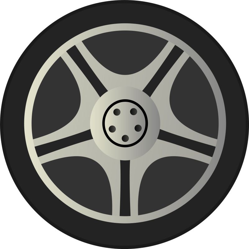 Car wheel PNG image, free download    图片编号:1074