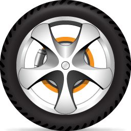 Car wheel PNG image, free download    图片编号:1077