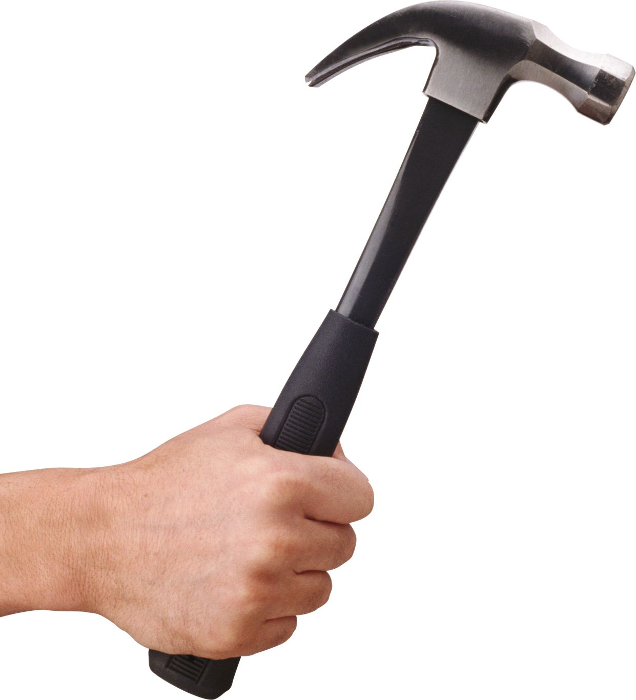 Hammer in hand PNG image    图片编号:3885