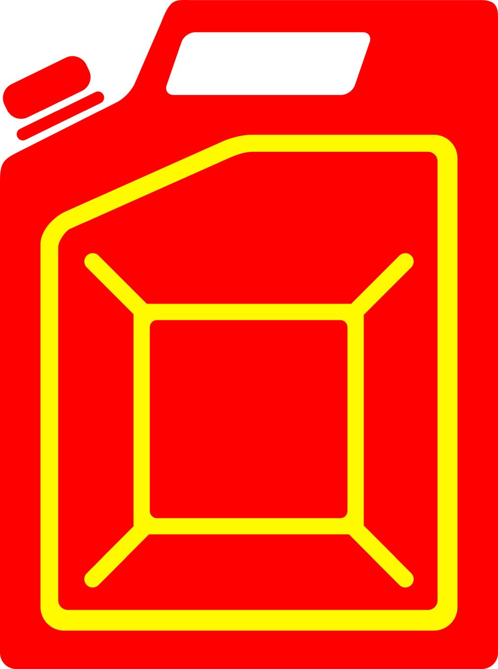 Jerrycan, canister PNG    图片编号:43718
