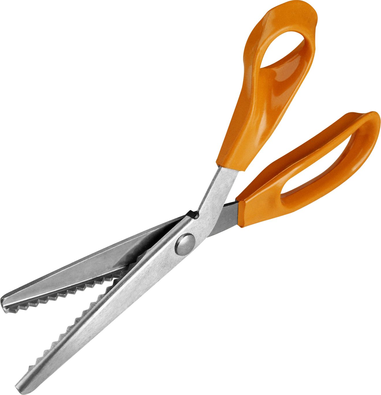 Orange scissors PNG image download    图片编号:4370