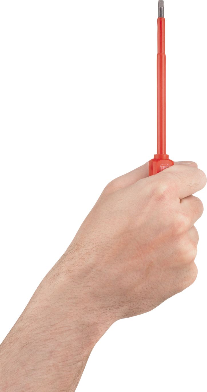 Screwdriver in hand PNG image    图片编号:9508