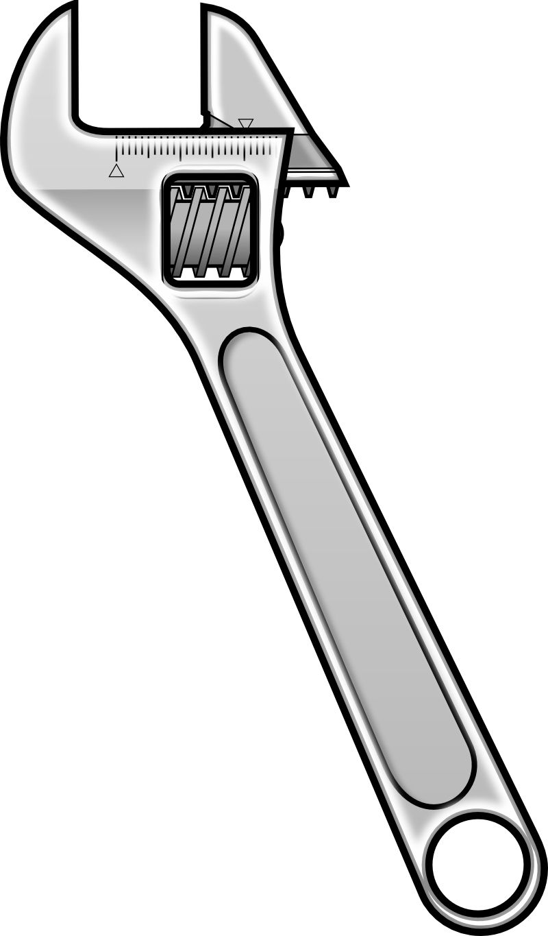 Wrench, spanner PNG image, free    图片编号:1110