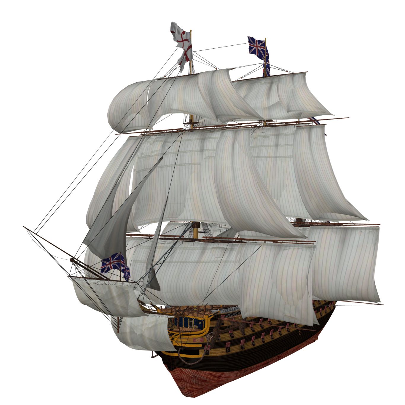 Sailing ship PNG image    图片编号:5403