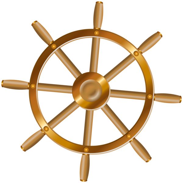 Ship's wheel, rudder PNG    图片编号:104109