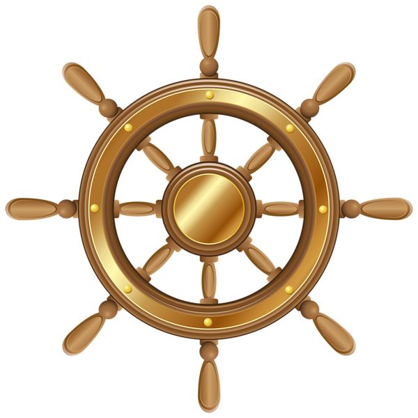 Ship's wheel, rudder PNG    图片编号:104110