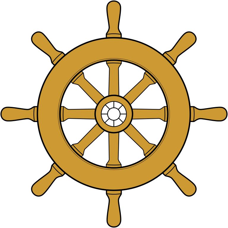 Ship's wheel, rudder PNG    图片编号:104115
