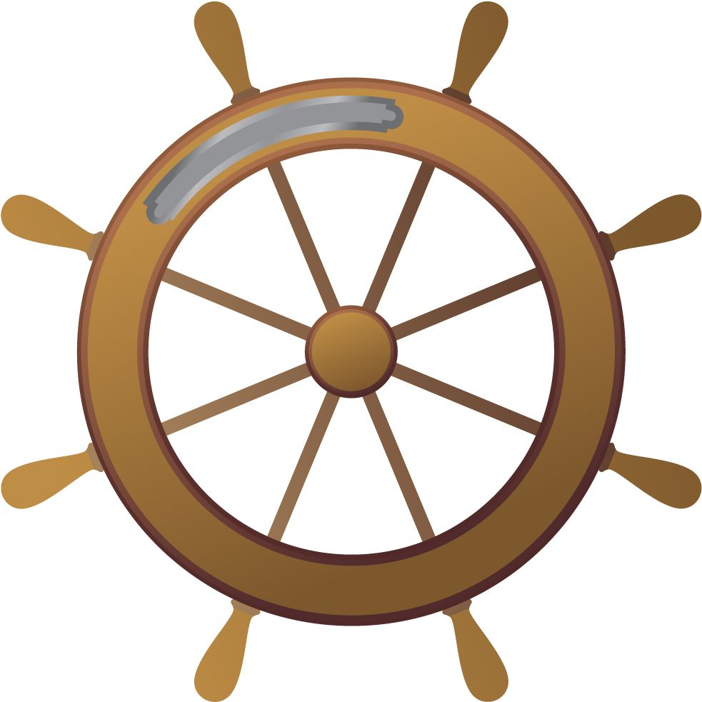 Ship's wheel, rudder PNG    图片编号:104117