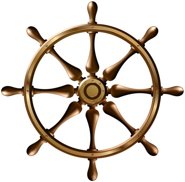 Ship's wheel, rudder PNG    图片编号:104121