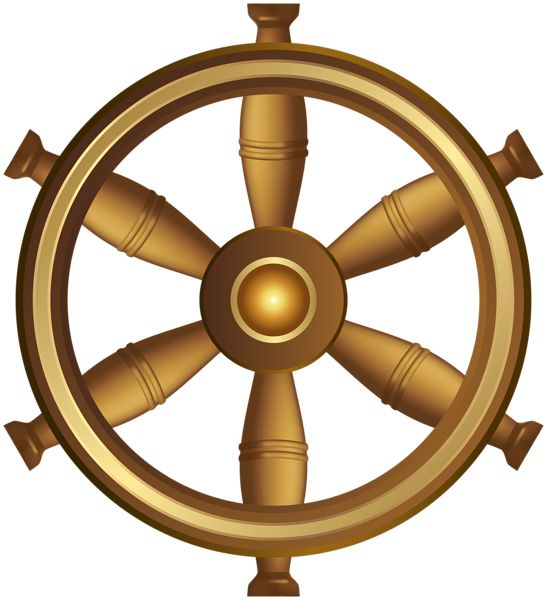 Ship's wheel, rudder PNG    图片编号:104122