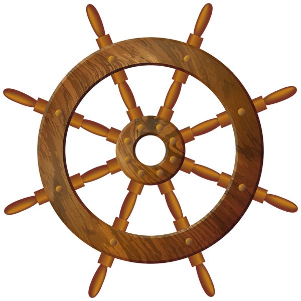 Ship's wheel, rudder PNG    图片编号:104123