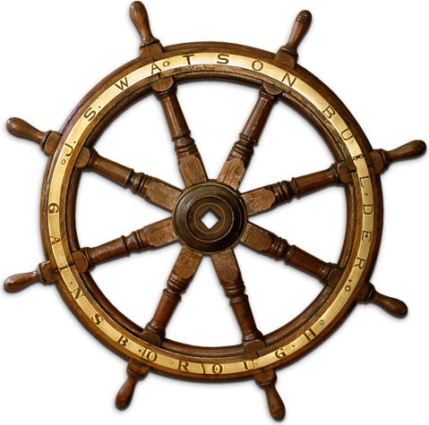 Ship's wheel, rudder PNG    图片编号:104103