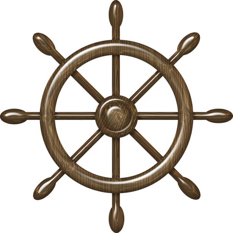 Ship's wheel, rudder PNG    图片编号:104107
