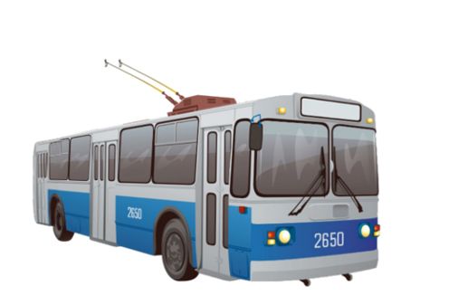 Trolleybus PNG    图片编号:66200