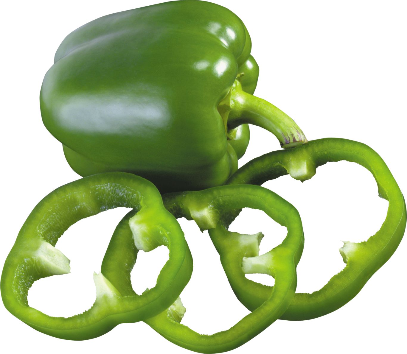 Green pepper PNG image    图片编号:3259