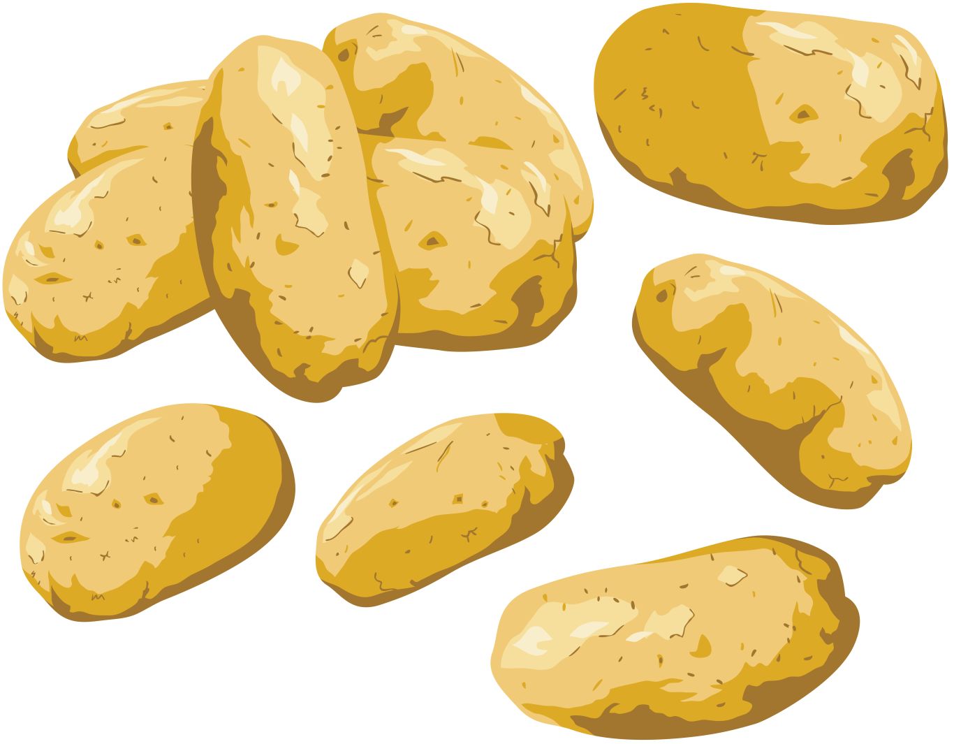 Potatoes PNG picture    图片编号:98079