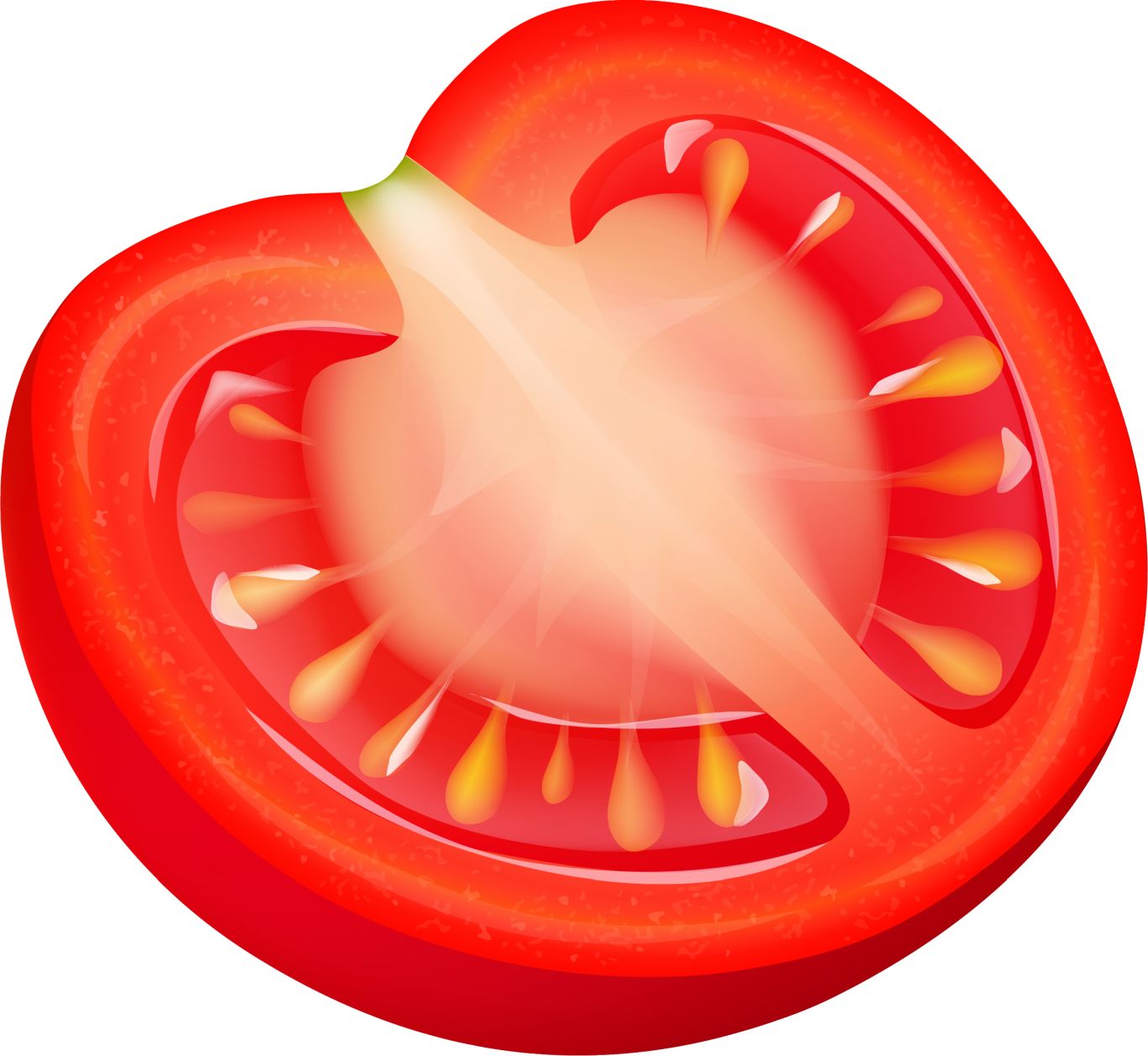 Cut tomato PNG    图片编号:12598