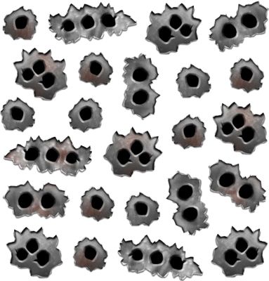 bullet shot hole PNG image    图片编号:6068